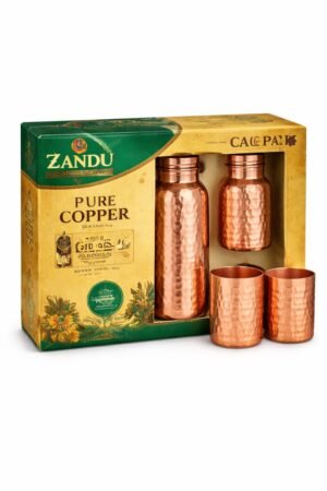 Premium pure copper drinkware gift set